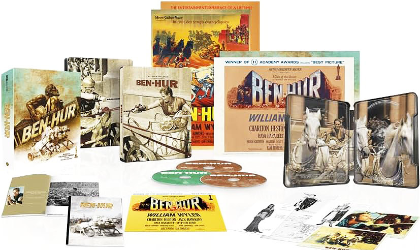 Ben Hur coffret collector edition limitee 4K Ultra HD bluray dvd