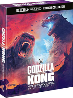 Coffret collector kong godzilla Bluray 4K Promo