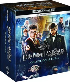 Coffret integrale harry potter Bluray 4K Ultra HD 11 films promo promotion