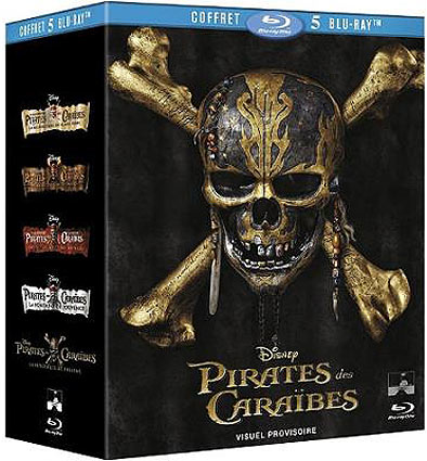 Coffret intégrale Pirate des Caraibes Blu-ray DVD noël 2017 Coffret-integrale-pirates-des-caraibes Blu-ray DVD 2017