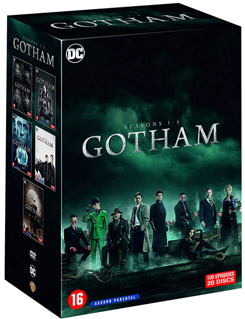 L'intégrale de la série Gotham en coffret Blu-ray et DVD Gotham integrale serie coffret 5 saisons bluray dvd