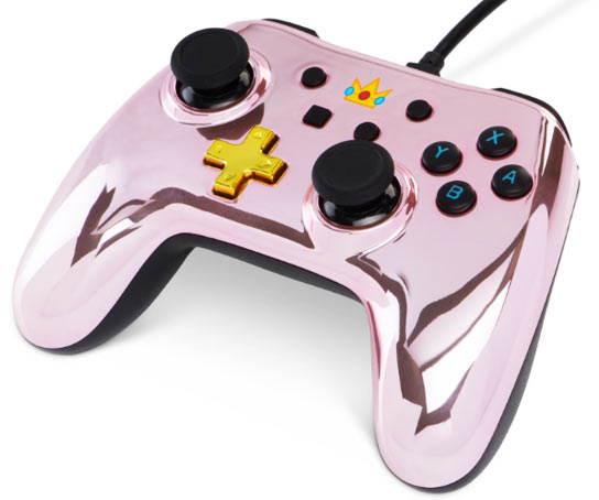 Manette-nintendo-Switch-Chrome-Peach