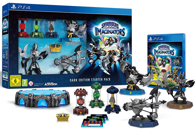 Skylanders-imaginator-Dark-starter-pack-demarrage-edition-collector-figurine-noir