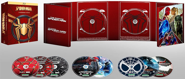 Spiderman integrale 8 films bluray PROMO promotion