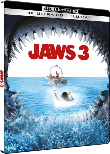 Steelbook les dents de la mer 3 bluray 4k ultra hd uhd