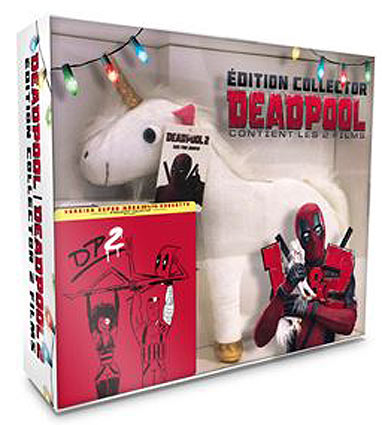 coffret-collector-peluche-licorne-deadpool-1-et-2-steelbook