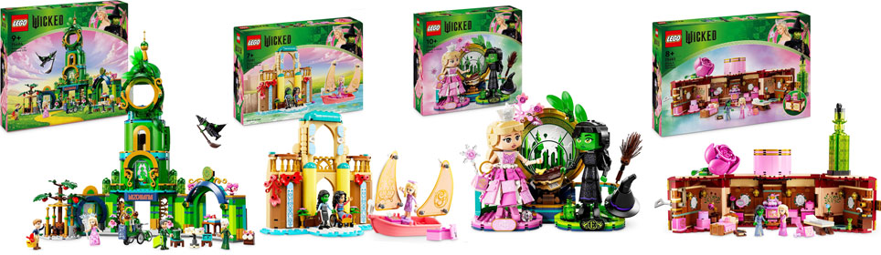 collection de lego film wicked 2024