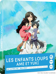 enfant loup film anime bluray 4K