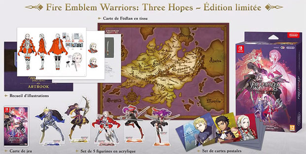 fire emblem 2022 precommande 3 hope coffret