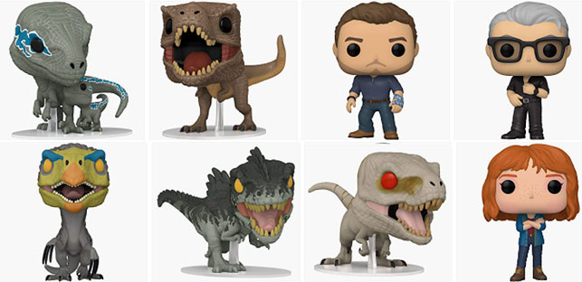 funko pop jurassic world dominion collection 2022