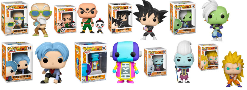 funko pop collection dbz