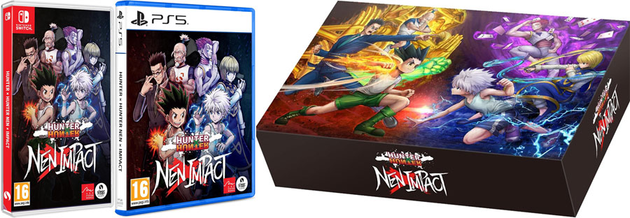 jeux video manga hunter x hunter ps5 Nintendo Switch precommande 2025 limited