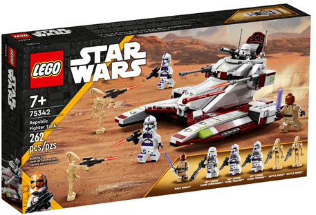 lego star wars 75342 tank combat Republique