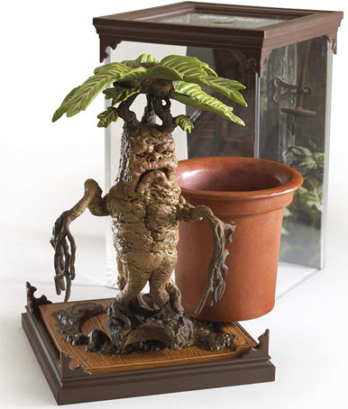 noble collection madrake figurine harry potter mandragore