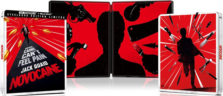 novocaine PROMO steelbook bluray 4K film