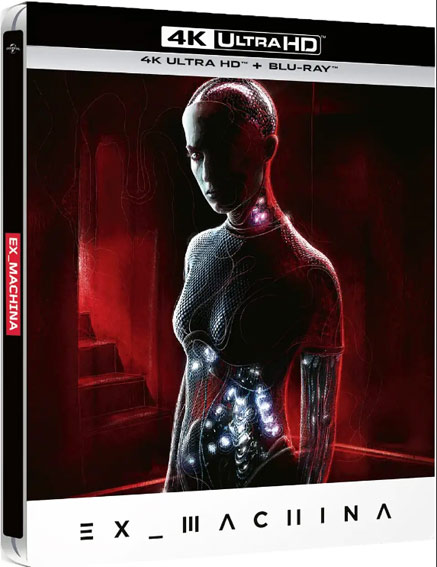 steelbook 4k film ex machina bluray ultra hd