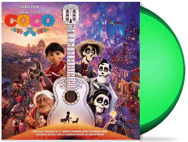 vinyle coco ost soundtrack disney glow dark fluo